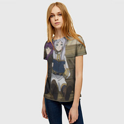 Футболка женская Фрирен вместе с Ферн, цвет: 3D-принт — фото 2