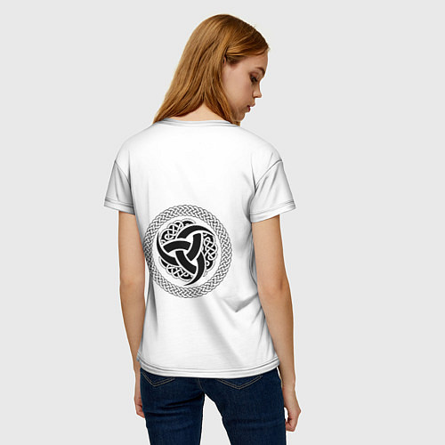 Женская футболка Языческий бог воинов / 3D-принт – фото 4