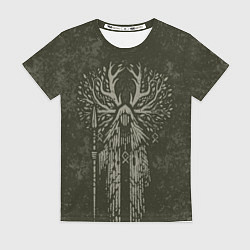 Футболка женская Хранитель леса, цвет: 3D-принт