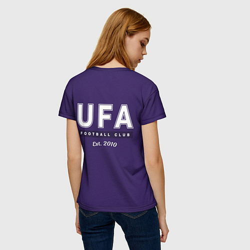 Женская футболка FC Ufa - football / 3D-принт – фото 4