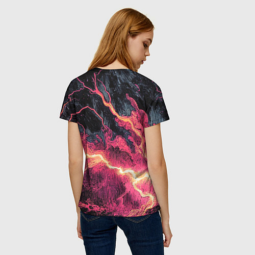 Женская футболка Bones в мантии со звездами / 3D-принт – фото 4