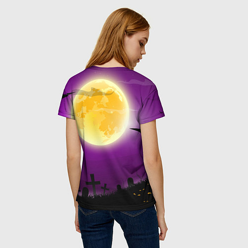 Женская футболка Deadboy Bones / 3D-принт – фото 4