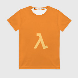 Футболка женская Half-Life orange, цвет: 3D-принт