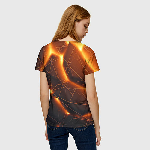 Женская футболка Bones лого в уличном стиле / 3D-принт – фото 4