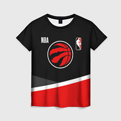 Футболка женская Toronto Raptors - basketball, цвет: 3D-принт