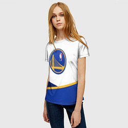 Футболка женская Golden State Warriors - NBA, цвет: 3D-принт — фото 2