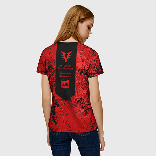 Женская футболка Примарис - Кровавые Ангелы / 3D-принт – фото 4