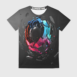 Женская футболка Abstract graphics