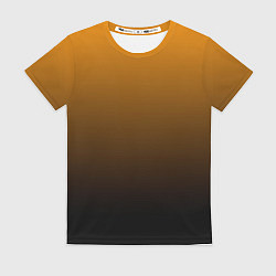 Футболка женская Orange gradient, цвет: 3D-принт