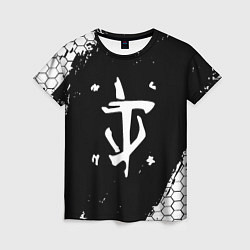 Футболка женская Doom соты краски, цвет: 3D-принт