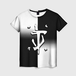 Футболка женская Doom black geometry, цвет: 3D-принт