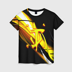 Футболка женская Doom геометрия из полос, цвет: 3D-принт