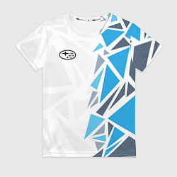 Футболка женская Субару - фрагменты, цвет: 3D-принт