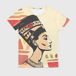 Женская футболка Нефертити