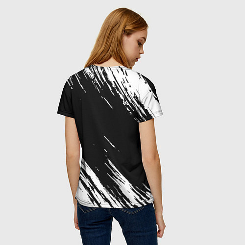 Женская футболка Chelsea краски текстура / 3D-принт – фото 4