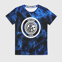 Футболка женская Inter smoke neon, цвет: 3D-принт