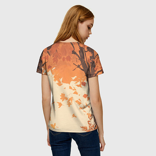 Женская футболка Берсерк Гатс в клетчатом шарфе / 3D-принт – фото 4