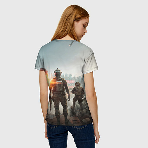 Женская футболка Битва за Бруклин из Battlefield 6 / 3D-принт – фото 4