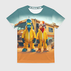 Женская футболка Zoidberg and Bender - Breaking bad soap opera