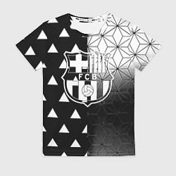 Футболка женская Barcelona geometry black, цвет: 3D-принт