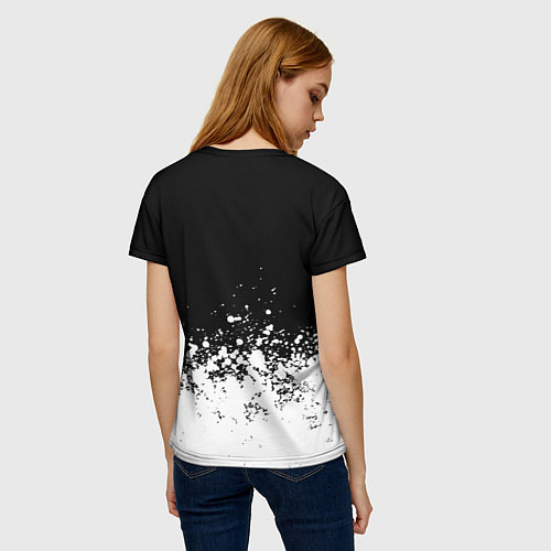 Женская футболка Inter краски / 3D-принт – фото 4