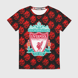 Футболка женская Liverpool samurai, цвет: 3D-принт