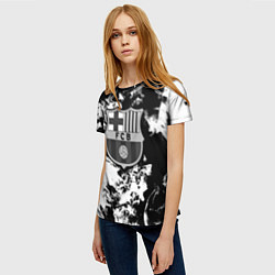 Футболка женская Juventus белый дым, цвет: 3D-принт — фото 2