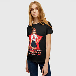 Футболка женская Назад в СССР пионеры, цвет: 3D-принт — фото 2