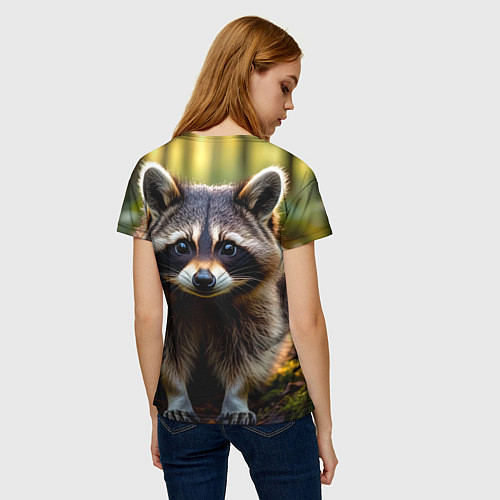Женская футболка Полоскун / 3D-принт – фото 4