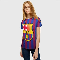 Футболка женская Barcelona, цвет: 3D-принт — фото 2
