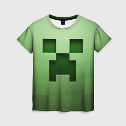 Женская футболка Creeper Face