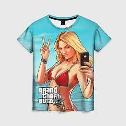 Женская футболка GTA 5: Selfie Girl