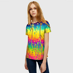 Футболка женская Tie dye, цвет: 3D-принт — фото 2