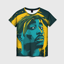 Женская футболка 2Pac Shakur
