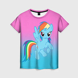 Футболка женская My Little Pony, цвет: 3D-принт