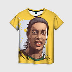 Футболка женская Ronaldinho Art, цвет: 3D-принт
