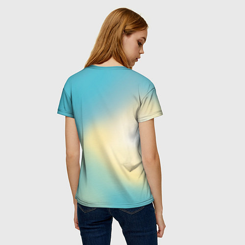 Женская футболка Кунг фу панда / 3D-принт – фото 4