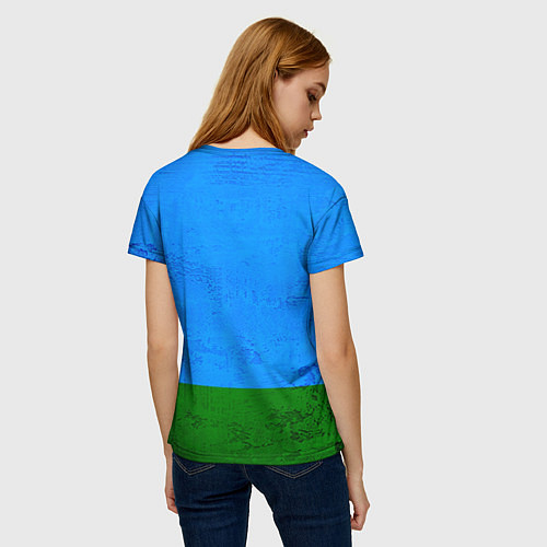 Женская футболка Череп: ВДВ / 3D-принт – фото 4