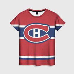 Футболка женская Montreal Canadiens цвета 3D-принт — фото 1