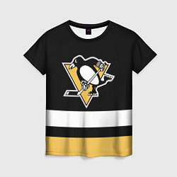 Женская футболка Pittsburgh Penguins: Black