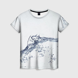 Женская футболка Белая вода
