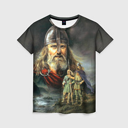 Женская футболка Богатырь Руси
