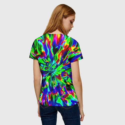 Женская футболка Оксид красок / 3D-принт – фото 4