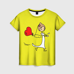 Женская футболка Навстречу любви