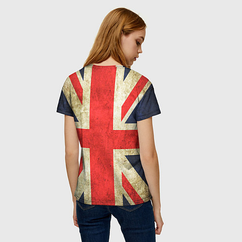 Женская футболка Великобритания / 3D-принт – фото 4