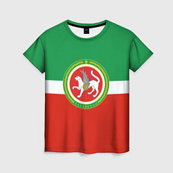 Женская футболка Татарстан: флаг