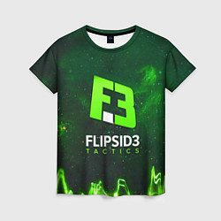 Футболка женская Flipsid3 Tactics, цвет: 3D-принт