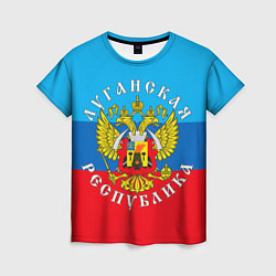 Женская футболка Луганская республика
