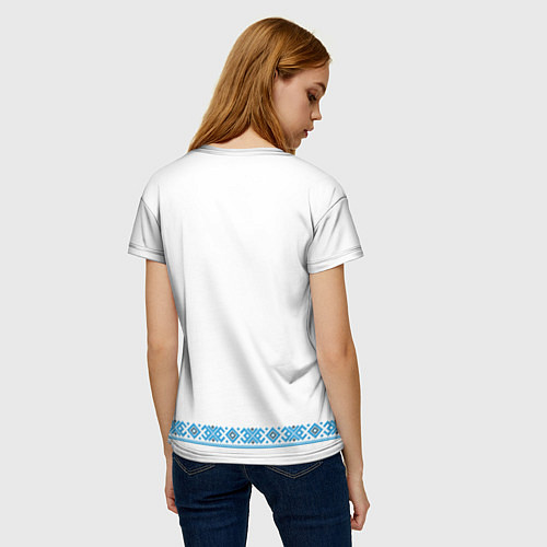 Женская футболка Вышивка 32 / 3D-принт – фото 4