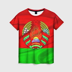 Женская футболка Белорусский герб